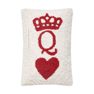 Poker Queen Hook Pillow - Boutique Bella BellaThrow Pillow