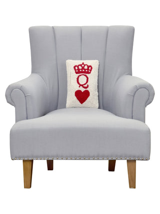 Poker Queen Hook Pillow - Boutique Bella BellaThrow Pillow