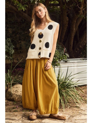 Polka Dot Perfection Sweater Vest - Boutique Bella BellaSweater Vest