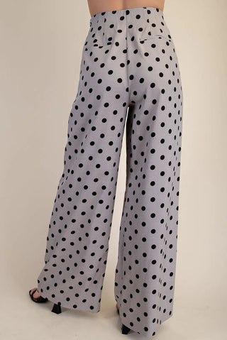 Polka Muse Grey Pants - Boutique Bella BellaPants