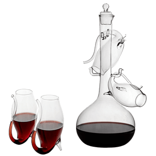 Porto Decanter Set With Port Sippers Premium Barware Gift Elegant Drinkware Collection - Boutique Bella BellaDecanter Sets