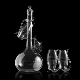 Porto Decanter Set With Port Sippers Premium Barware Gift Elegant Drinkware Collection - Boutique Bella BellaDecanter Sets