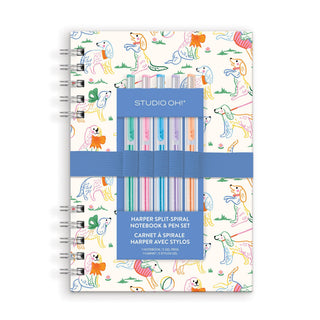 Posh Pups Harper Notebook & Pens Set - Boutique Bella BellaNotebook