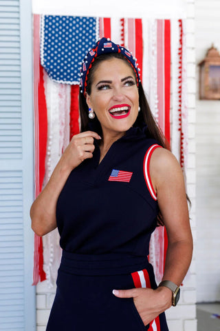 *PRE ORDER American Woman Scuba Top - Boutique Bella BellaBrianna Cannon