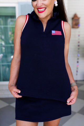 *PRE ORDER American Woman Scuba Top - Boutique Bella BellaBrianna Cannon