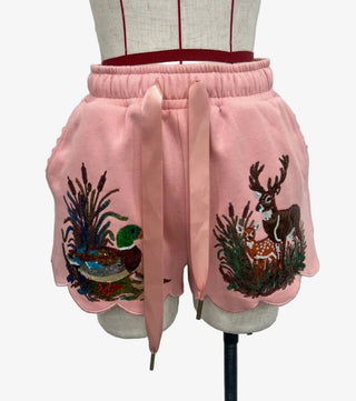 *Pre Order* Brianna Cannon Bucks And Birds Shorts - Boutique Bella BellaShorts