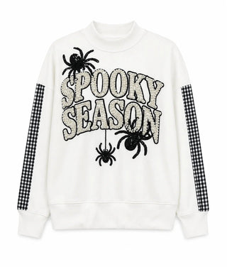 *Pre Order* Brianna Cannon Spooky Season Spider Sweatshirt - Boutique Bella BellaSweatshirt