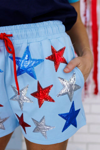 *PRE ORDER Brianna Cannon Star Spangled Suba Shorts - Boutique Bella BellaBrianna Cannon