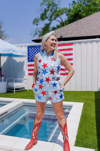 *PRE ORDER Brianna Cannon Star Spangled Suba Top - Boutique Bella BellaBrianna Cannon
