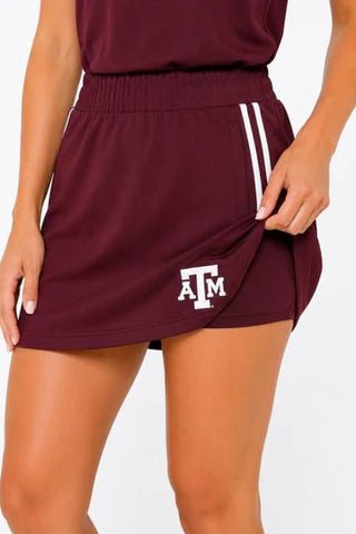 *Pre Order* Brianna Cannon Texas A&M Scuba Skort - Boutique Bella BellaSkort