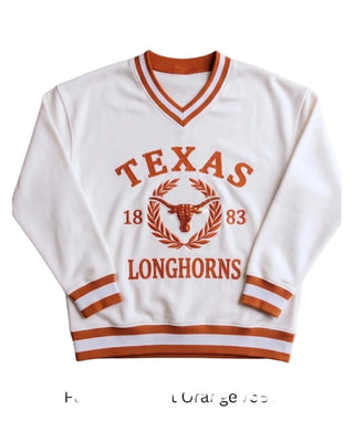 *Pre Order* Brianna Cannon Texas Heritage V-Neck Pullover - Boutique Bella BellaSweatshirt