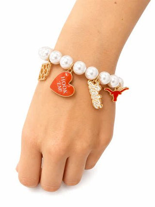 *Pre Order* Texas Pearl Charm Bracelet - Boutique Bella Bella