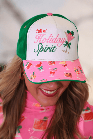 PREORDER- Full of Holiday Spirit Hat - Boutique Bella BellaChristmas Hat