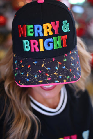 PREORDER- Merry & Bright Hat - Boutique Bella BellaChristmas Hat
