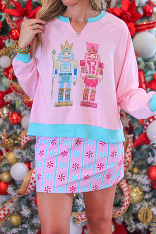 PREORDER- Nutcracker Vibes French Terry Pullover - Boutique Bella BellaChristmas Apparel