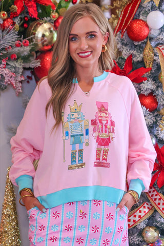 PREORDER- Nutcracker Vibes French Terry Pullover - Boutique Bella BellaChristmas Apparel