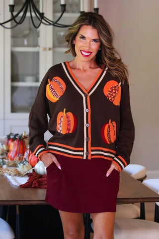 PREORDER- Pumpkin Patch Cardigan - Boutique Bella BellaCardigan