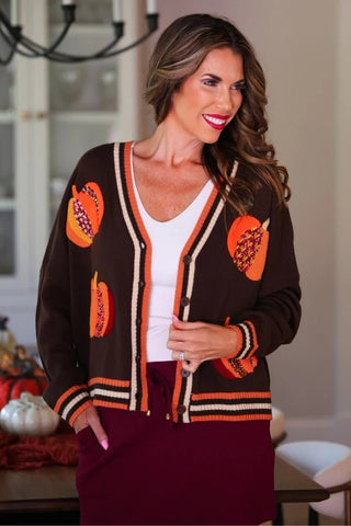 PREORDER- Pumpkin Patch Cardigan - Boutique Bella BellaCardigan