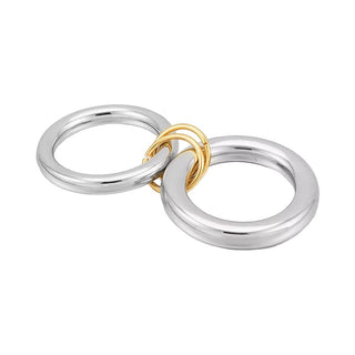Preston Two Tone Stacked Ring - Boutique Bella BellaRing