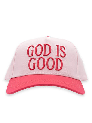 Pretty in Faith God Is Good Cap - Boutique Bella BellaBaseball Cap