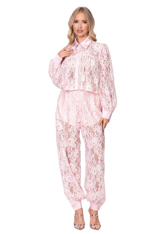 Pretty in Pink Lace Set - Boutique Bella BellaSets