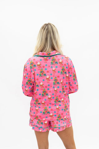 Pretty in Pinkmas PJ Set - Boutique Bella BellaChristmas Apparel