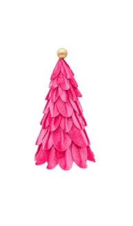 Pretty in Velvet Holiday Trees - Pink - Boutique Bella BellaChristmas Decor
