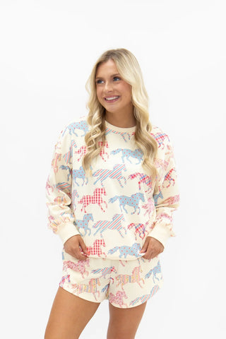 Pretty Ponies Lounge Set - Boutique Bella BellaSet
