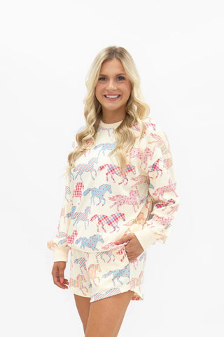Pretty Ponies Lounge Set - Boutique Bella BellaSet