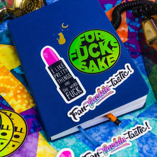 Pretty Profanity Lipstick Sticker - Boutique Bella BellaStickers