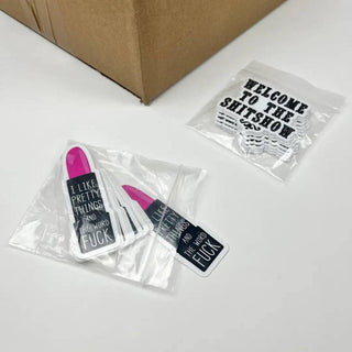 Pretty Profanity Lipstick Sticker - Boutique Bella BellaStickers