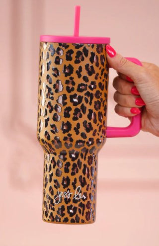 Prima Donna Leopard 40oz Tumbler - Boutique Bella BellaTumbler