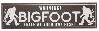 Printed Bigfoot Zone Wall Decor Ganz - Boutique Bella BellaWall decor