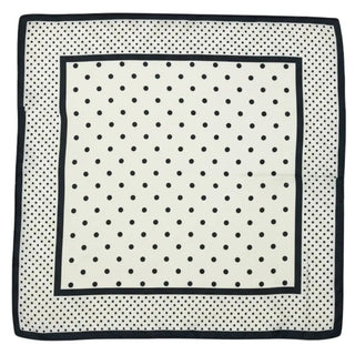 Printed Lux Scarf - Black Polka Dot - Boutique Bella BellaScarf