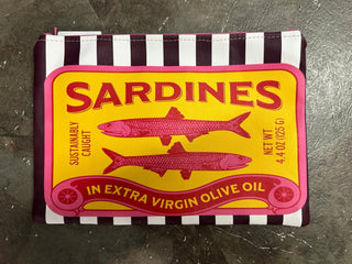 Printed Sardine Cosmetic Bag - Boutique Bella Bellacosmetic bag