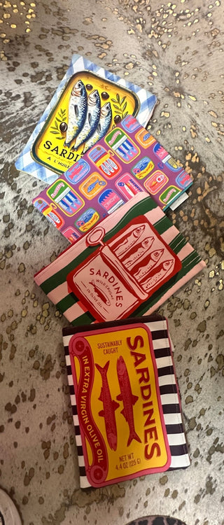 Printed Sardine Cosmetic Bag - Boutique Bella Bellacosmetic bag