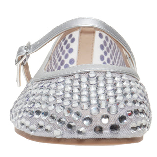 Pierre Dumas FAYE-3 Mary Janes - Silver