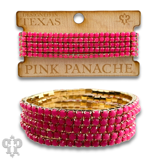 Prong set rhinestone bead bracelet - Boutique Bella BellaBracelets