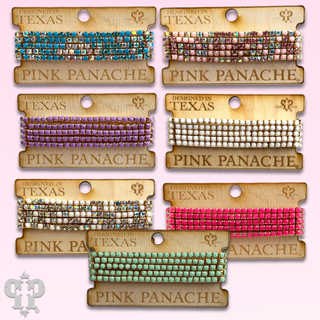 Prong set rhinestone bead bracelet - Boutique Bella BellaBracelets