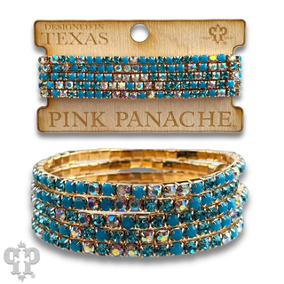 Prong set rhinestone bead bracelet - Boutique Bella BellaBracelets