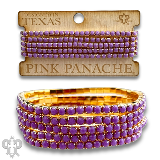 Prong set rhinestone bead bracelet - Boutique Bella BellaBracelets