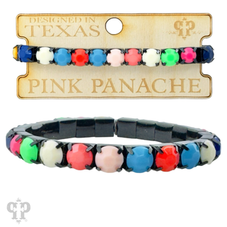 Prong set rhinestone stretch bracelet - Boutique Bella BellaBracelets