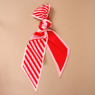 Peppermint Stripes Twirl & Tie Scarf