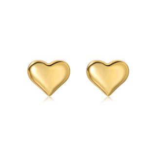 Puffy Heart Stud - Boutique Bella BellaEarring