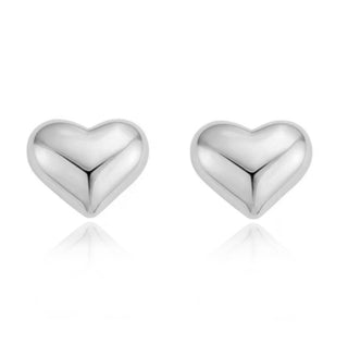 Puffy Heart Stud - Boutique Bella BellaEarring