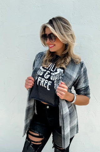 PULL IT TOGETHER PLAID BLAZER - Boutique Bella BellaBlazers