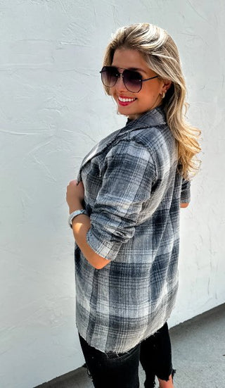 PULL IT TOGETHER PLAID BLAZER - Boutique Bella BellaBlazers