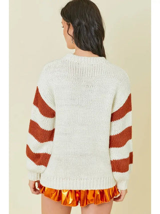 Pumpkin Spice Knit Sweater - Boutique Bella Bellasweater