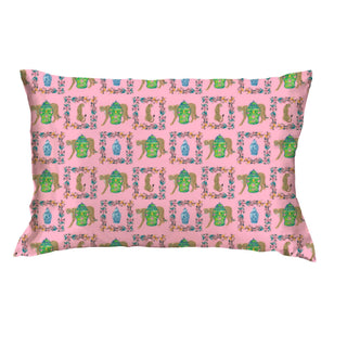 Purrfectly Pink Satin Pillow Case - Boutique Bella Bellapillow case