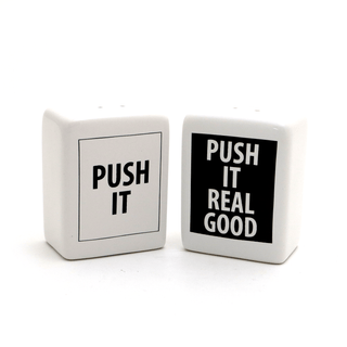 Push It Real Good Salt and Pepper Set - Boutique Bella BellaKitchen
